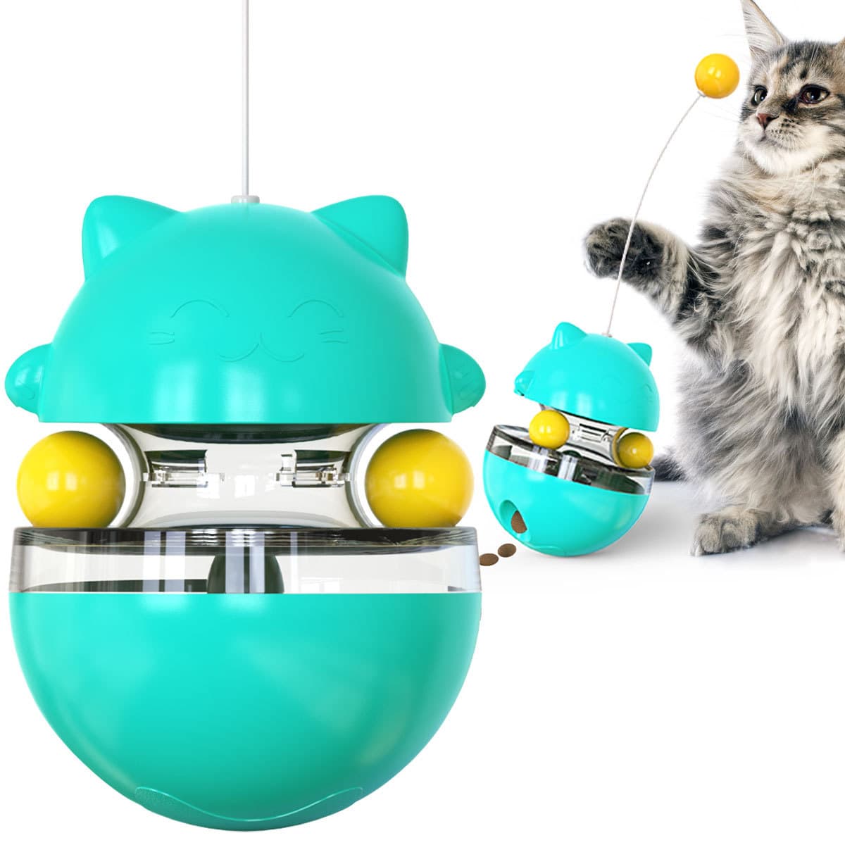 猫グッズ にゃんこハンター 猫型おやつボール
