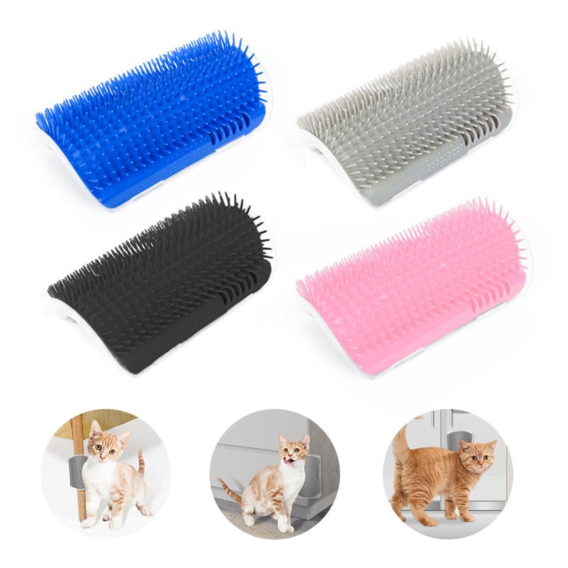 猫グッズ 猫ちゃん壁掛けセルフグルーミングブラシ