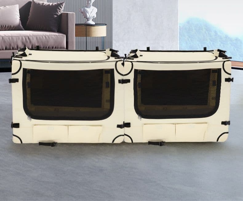 猫グッズ 防災グッズ 折りたたみ式猫用避難キャリー