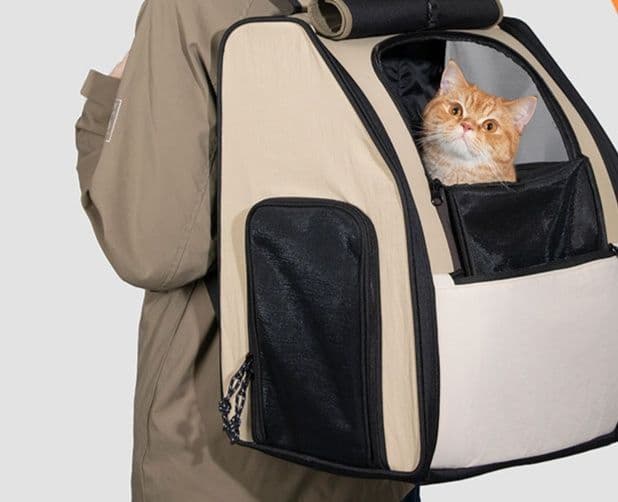 猫グッズ 防災グッズ 愛猫避難用キャリーバックパック