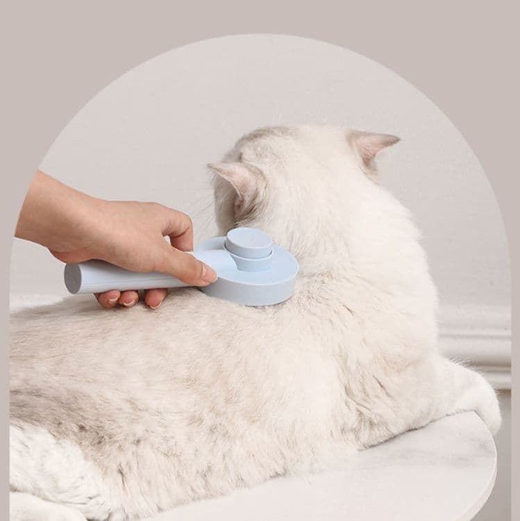 猫グッズ 抜け毛対策グッズ ふわもふ猫ちゃん専用 毛玉すっきりブラシ