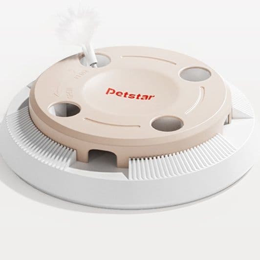 猫グッズ 八穴迷路猫じゃらし自動おもちゃ