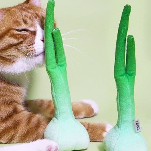 猫グッズ ねこの喜び 野菜のんびりクッション