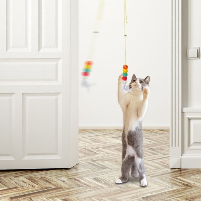 猫グッズ ぶらぶらモビール 猫の遊び天国