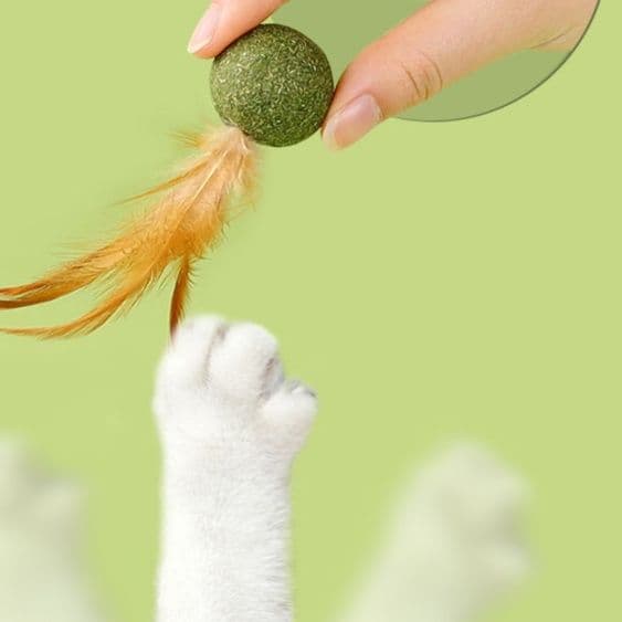 猫グッズ ふわもこ薄荷ボール
