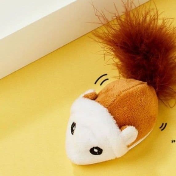 猫グッズ 運動不足解消グッズ 猫用電動ネズミおもちゃ 運動不足解消グッズ 2色選択
