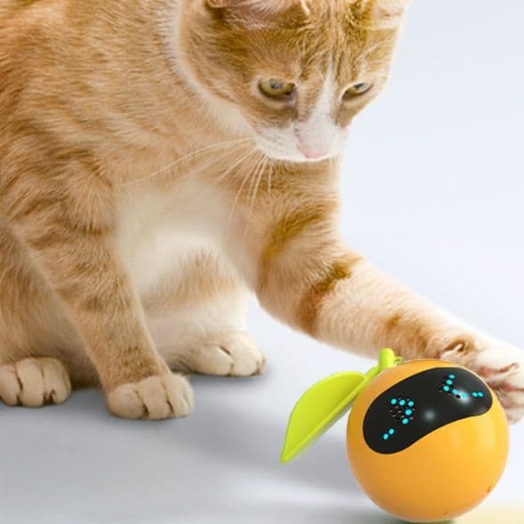 猫グッズ 運動不足解消グッズ 自動光追跡電動ゲームボール