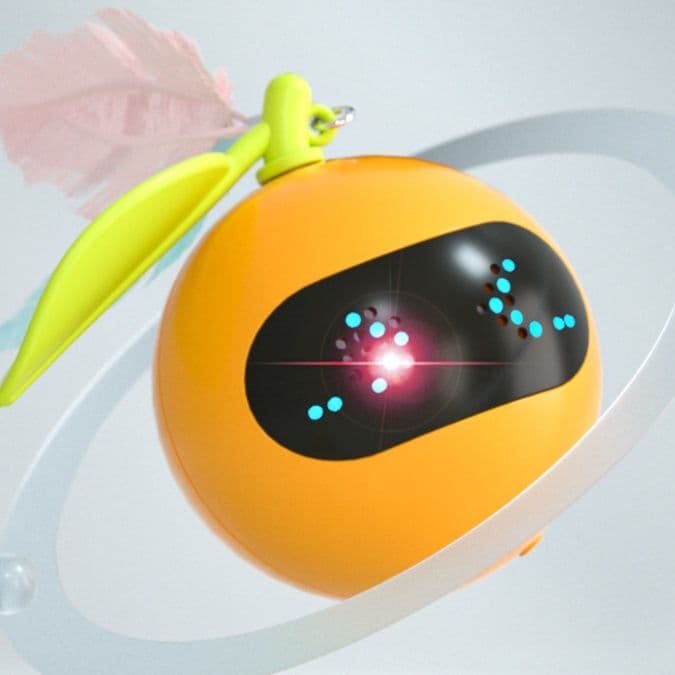 猫グッズ 運動不足解消グッズ 自動光追跡電動ゲームボール