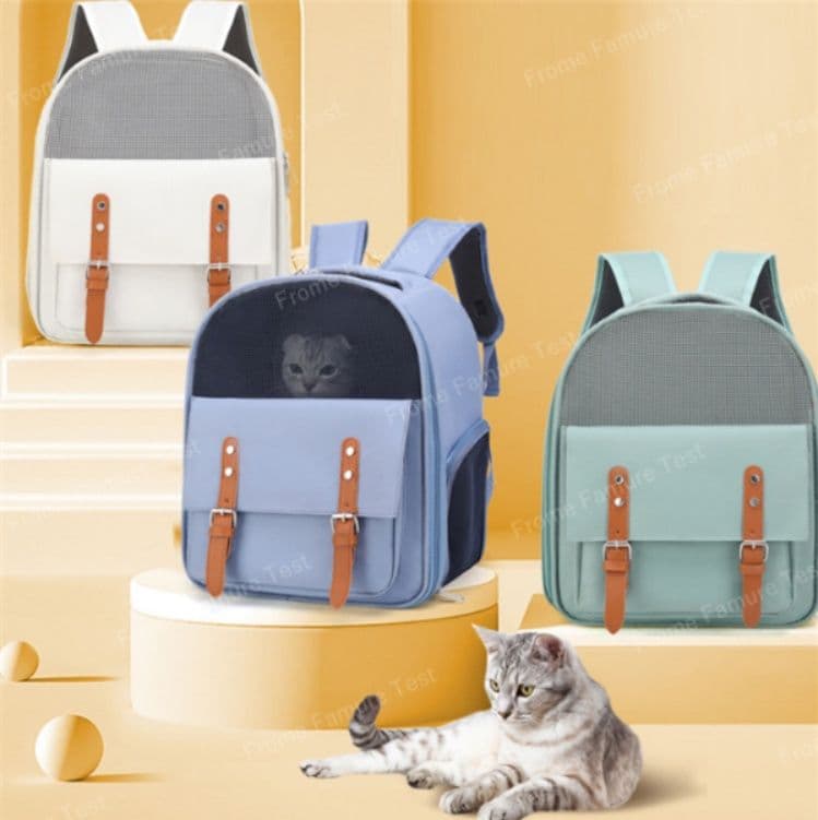 猫グッズ防災グッズ通気性抜群避難リュック