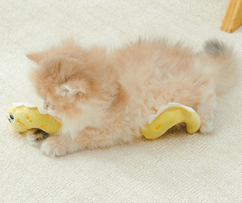 猫グッズ 恐竜デザイン音が鳴る噛むおもちゃ