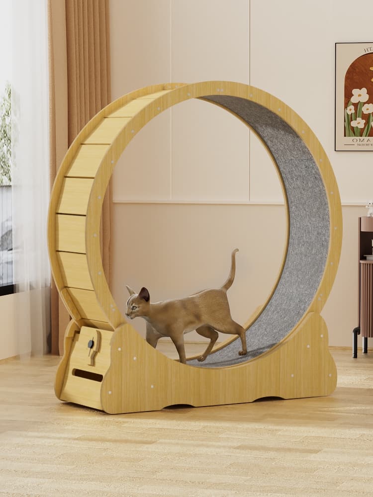 猫グッズ 回転木馬ランナー 猫用運動車輪