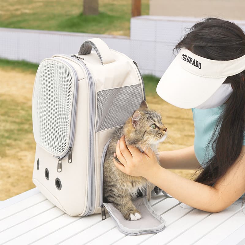 猫グッズ 猫と一緒に避難できるリュック型キャリー