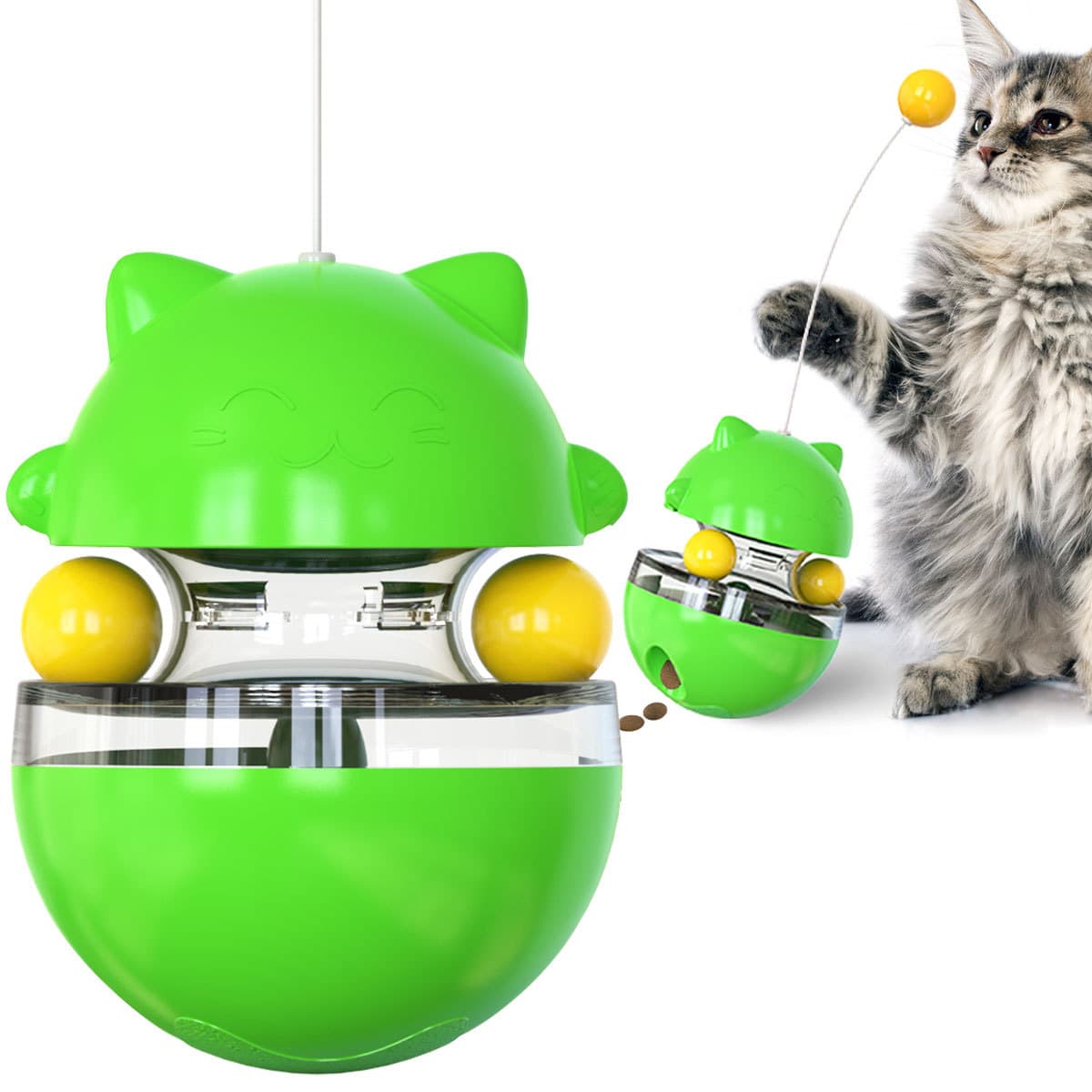 猫グッズ にゃんこハンター 猫型おやつボール