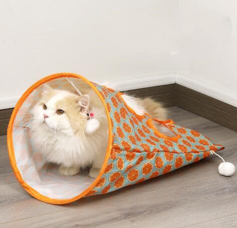 猫グッズ 運動不足解消グッズ 猫用運動不足解消トンネル袋おもちゃ