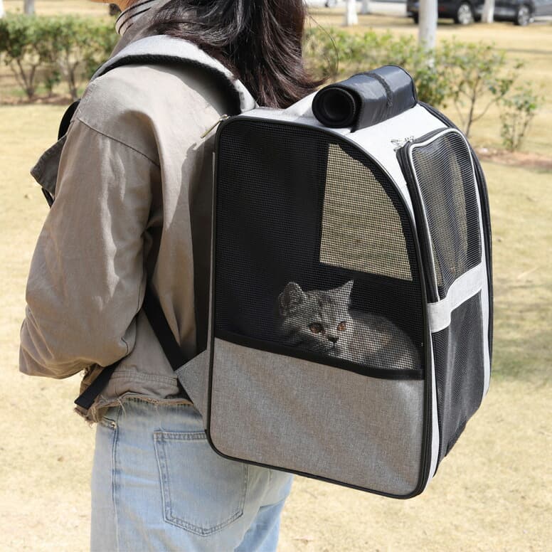 猫グッズ防災グッズ通気性抜群避難運搬鞄