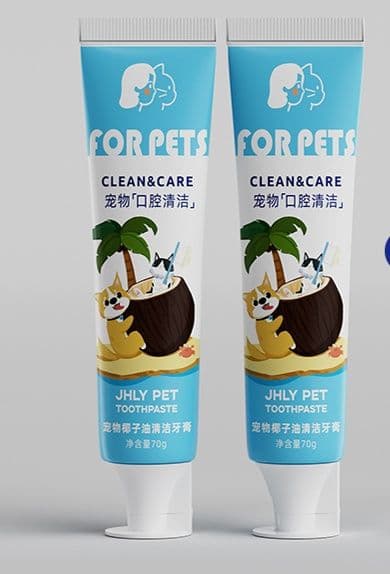 猫グッズ 歯磨きグッズ ココナッツ洗浄 猫用歯磨きジェル