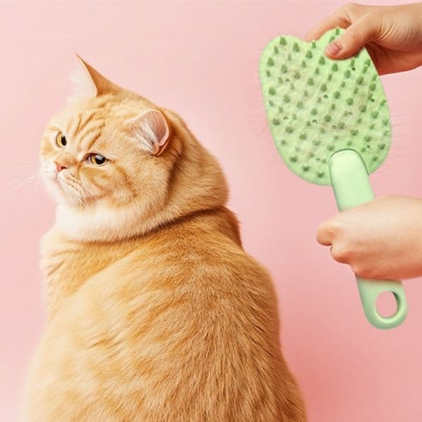 猫グッズ 抜け毛対策グッズ ふわもふケア猫用ブラシ