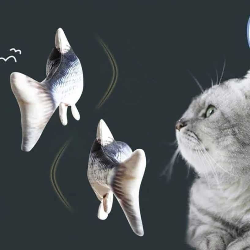 猫グッズ 運動不足解消グッズ 猫用電動魚おもちゃ跳ねる鮒で運動不足解消