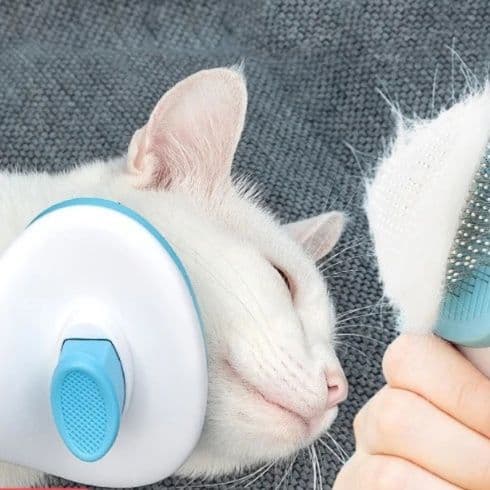 猫グッズ 抜け毛対策グッズ 愛猫のための毛玉取り用二段式毛取り道具