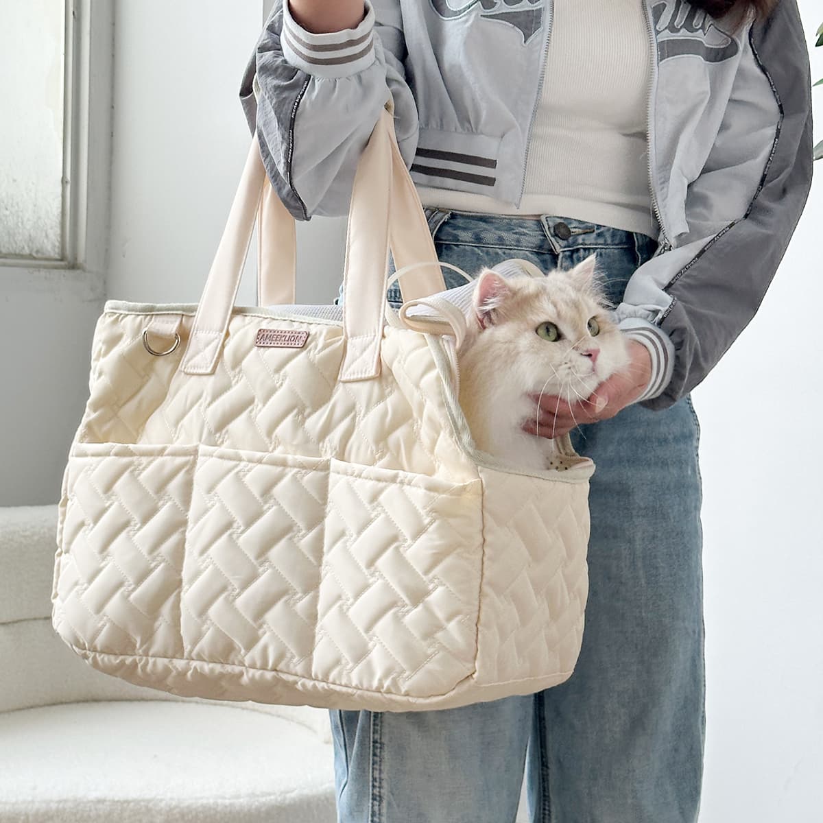 猫グッズ 猫と一緒に避難できる防災キャリーバッグ